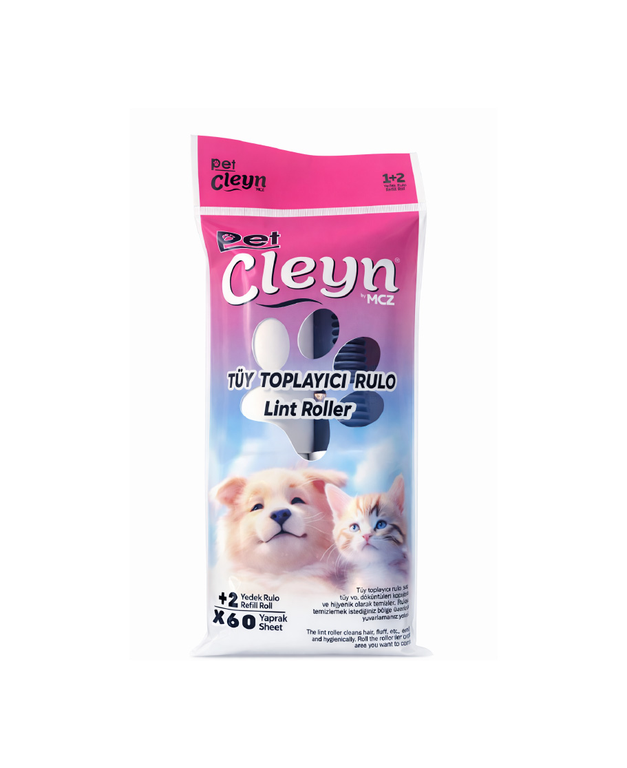 PET CLEYN TÜY TOPLAYICI 1 + 2 - 60 YAPRAK x 3
